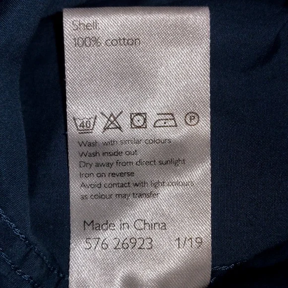 Kin by John Lewis Teal Blue Button Down Shirt Long Sleeve Pocket Casual Womens M - Picture 7 of 8